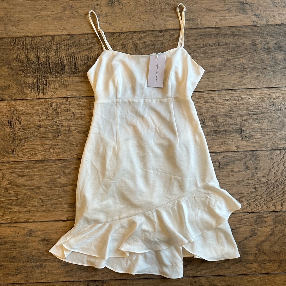 Lovers + Friends Sweetie Dress in White, new with tags, never worn.